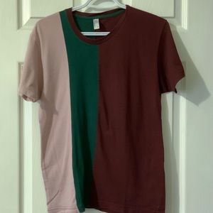 Men’s colour block shirt